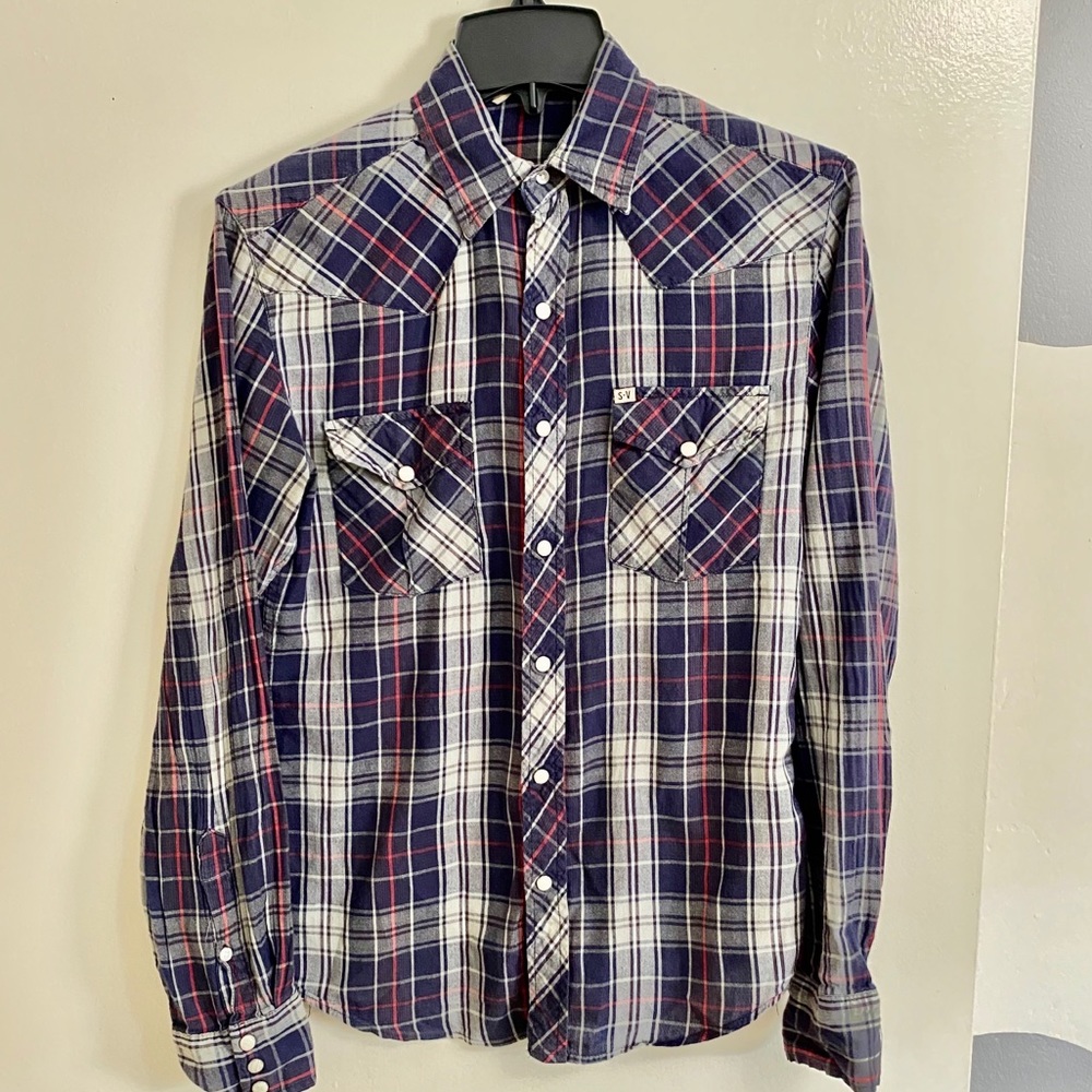 Salt Valley Western Small Plaid Shirt